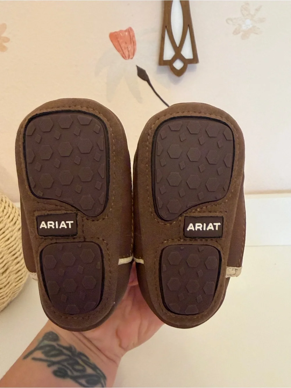 Ariat Lil’ Stompers Baby Cowboy Boots Size 2C